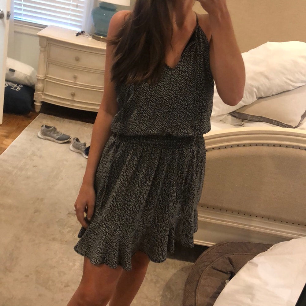 Black and white dress